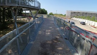 La passerelle piétons-vélos Pilate-Courrouze est enfin accessible à vélo