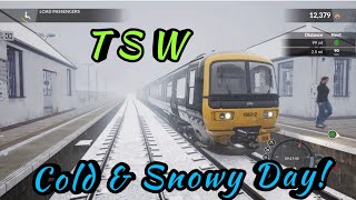 TSW - Train Sim World | Very Cold And Snowy Day! Reading To London Paddington On The Class 166 | PS4