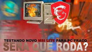 TESTANDO NOVO EMULADOR PRA PC FRACO MSI LITE SERÁ QUE RODA MESMO?