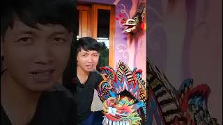 Barongan kucingan Devils dari busa ati