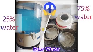 # World water day#Save water-Avoid wasting water from RO  75% water being wasted  water purifier