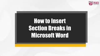 How to Insert Section Breaks in Microsoft Word