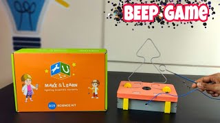 Make and Learn Beep Game DIY Science Electrical Circuits Kit Peephole View Toys