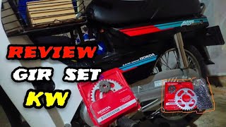 Review gir set motor merk honda palsu, kualitas nya gimana??