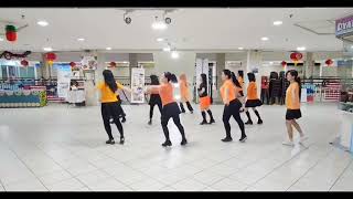 Stupid Cupid Cha Line Dance - Demo By D'Sisters & Friends LDG @dequeenlinedance3215 #linedance