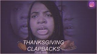 Funniest Thanksgiving ClapBacks Compilation!! | IG: RaneAmour