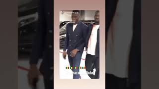 Edouard Mendy rencontre des enfants à Paris et l'acteur Omar Sy