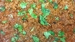 Easy minced meat curry recipe with simple ingredients