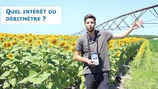 Le débitmètre electronique pour controler un pivot d'irrigation