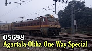 05698-Agartala Okha One Way Special |One Way Special Train Video|