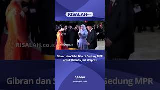 Gibran dan Selvi Tiba di Gedung MPR untuk Dilantik Jadi Wakil Presiden