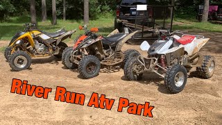 Muddy Trail Riding On The Raptor 350  River Run Atv Park