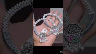 Beautiful design silver jewellery 😍✨ trending #poojasharma381 #shorts #youtubeshorts #viralvideo