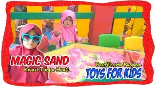 Keisha Main PASIR AJAIB | Mainan Anak KINETIC SAND | MAGIC SAND Toy for Kids