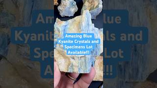 Amazing Blue Kyanite Crystals and Specimens Lot Available #crystals #kyanite #shortsviral #shorts