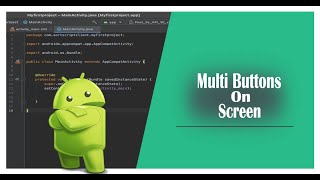How to Add Many Button in One Screen (Multi Button on Screen)