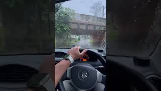 Alto800 driving Rainy day ASMR #pov #drive #shorts #marutisuzuki #alto800