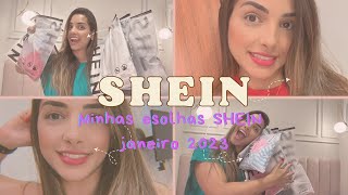 Minhas compras SHEIN Janeiro 2023 | descontos Shein