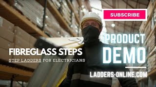 TB Davies INSUL8 Fibreglass GRP Step Ladders | Perfect for Electricians