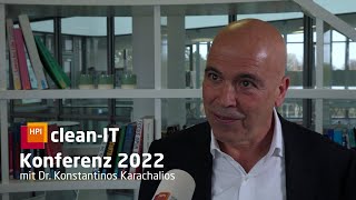 Dr. Konstantinos Karachalios über clean-IT für Gesellschaft und Klima | clean-IT Konferenz 2022