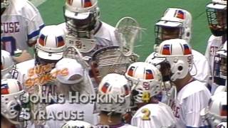 Syracuse vs. Johns Hopkins lacrosse 1993