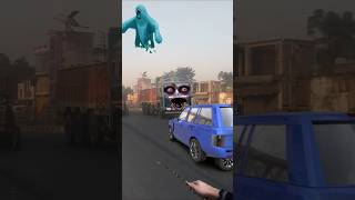 Ultimate Monster Truck Showdown: Tayo The Little Bus Vs Lightning Mcqueen Vs Zombie Hino😱😱#shorts