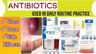 ANTIBIOTICS|which antibiotics are used in common infections|medical knowledge pk