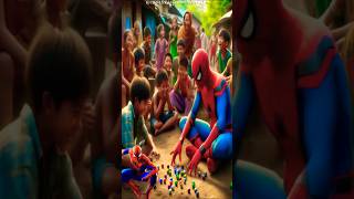 Superheroes Play With Marbles🔵🔴💥 Avengers vs DC -All Marvel Characters #avengers #shorts #marvel #dc