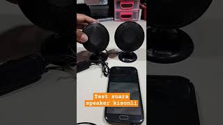 TEST SUARA SPEAKER MULTIMEDIA  KISONLI SUPER RAMPING DAN SIMPEL #speakermurah #speaker