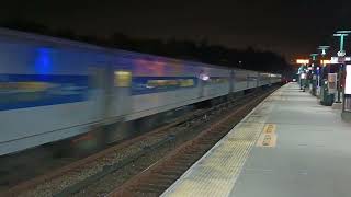 Tarrytown, NY up-close - MNR express train, November 21, 2024