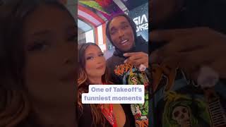 Takeoff react to his filtered face #shorts #shortsfeed #takeoff #rap #music #migos