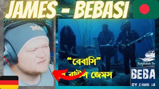 🇧🇩 James - Bebasi | Guru Nagar Baul | GERMAN Musician reacts (with lyrics)