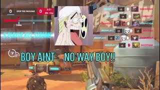 PLAY OF THE GAME AS CASSIDY IN COMPETITIVE OVERWATCH!!! #shorts