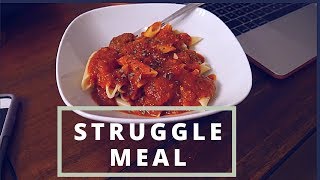 VLOGTOBER 2017 DAY 8 | LOOKIN CRUSTY | STRUGGLE MEAL + EDWARD SCISSORHANDS