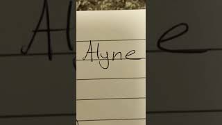 How I imagine your handwriting based off of your name! 😭🕊🤪🙂❤️🌺😌🥺😊😅😉