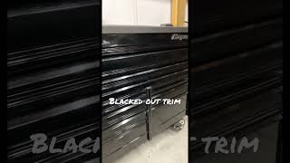 Blacked out trim on my Snap On 84 epiq to match!!