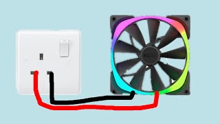 How to run 12 volt dc fan with ac current |