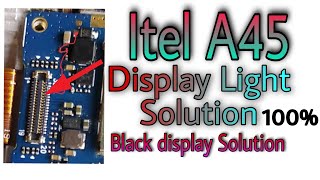 Itel A45 Display light problem solution,  Itel A45 Black Display solution @bajrangmobileakot