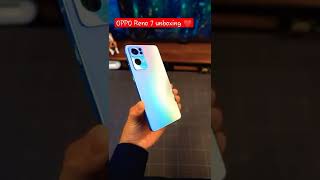 oppo reno 7 pro unboxing   #shorts #viral #trending