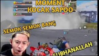 moment kocak sappo saat main PUBG MOBILE INDONESIA | React one indonesia