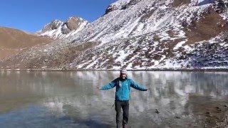 Skating Ice Lake - Annapurna Circuit Nepal