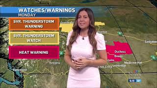 Danielle Savoni - CTV News Calgary - Weather - Monday, August 19, 2024.