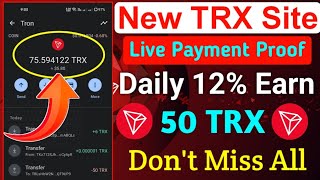 New Trx Mining Website 2024 | Trx mining site | TRONAI New Trx Site | Tron Cloud Mining Website