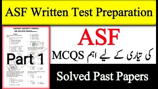 Asf test preparation 2023 |Asf past papers |Asf syllabus |Asf paper pattern 2023 |Asf written test