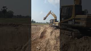 Heavy Equipment Excavator CAT & Dump Truck At Work Part 17