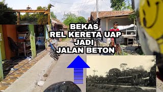 jalur kereta di Rawagede karawang