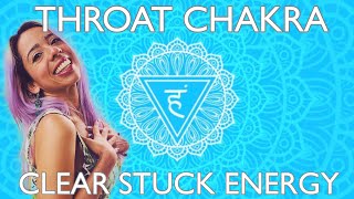 Throat Chakra 💙 Activation & Meditation on Clearing Stuck Energy