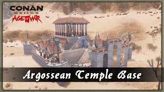 HOW TO BUILD A ARGOSSEAN TEMPLE BASE [SPEED BUILD] - CONAN EXILES