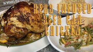 Herb Infused Beer Can Chicken | Cooking Like Cali