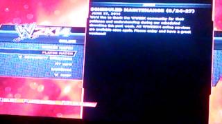 On wwe2k14 online allday